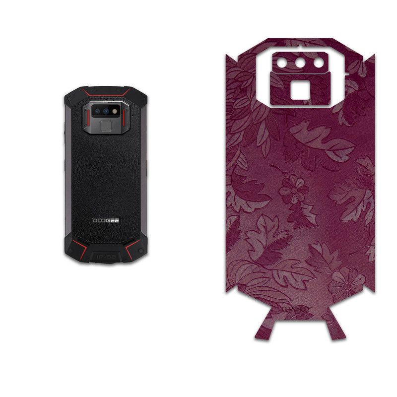 برچسب پوششی ماهوت مدل Red-Wildflower مناسب برای گوشی موبایل دوجی S70