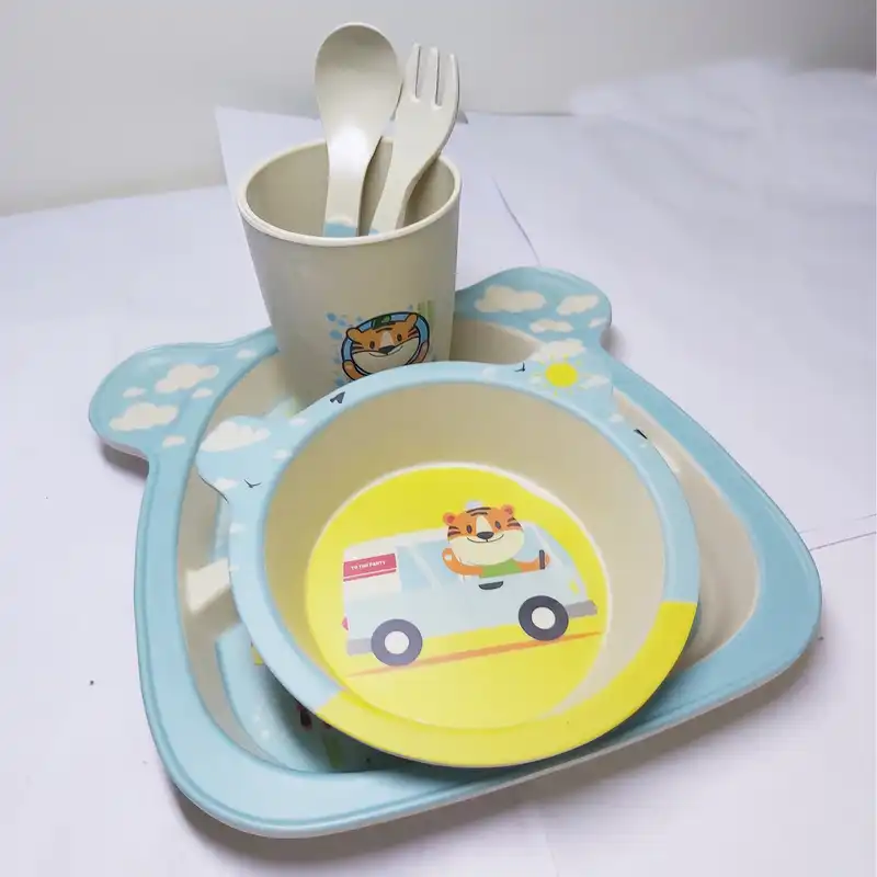 ظرف غذای 5 تکه کودک کوکو مدل Happy Tiger
