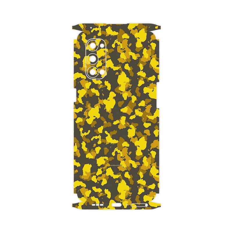 برچسب پوششی ماهوت مدل Yellow Infantry Army-FullSkin مناسب برای گوشی موبایل اپو Reno4 Pro 5G