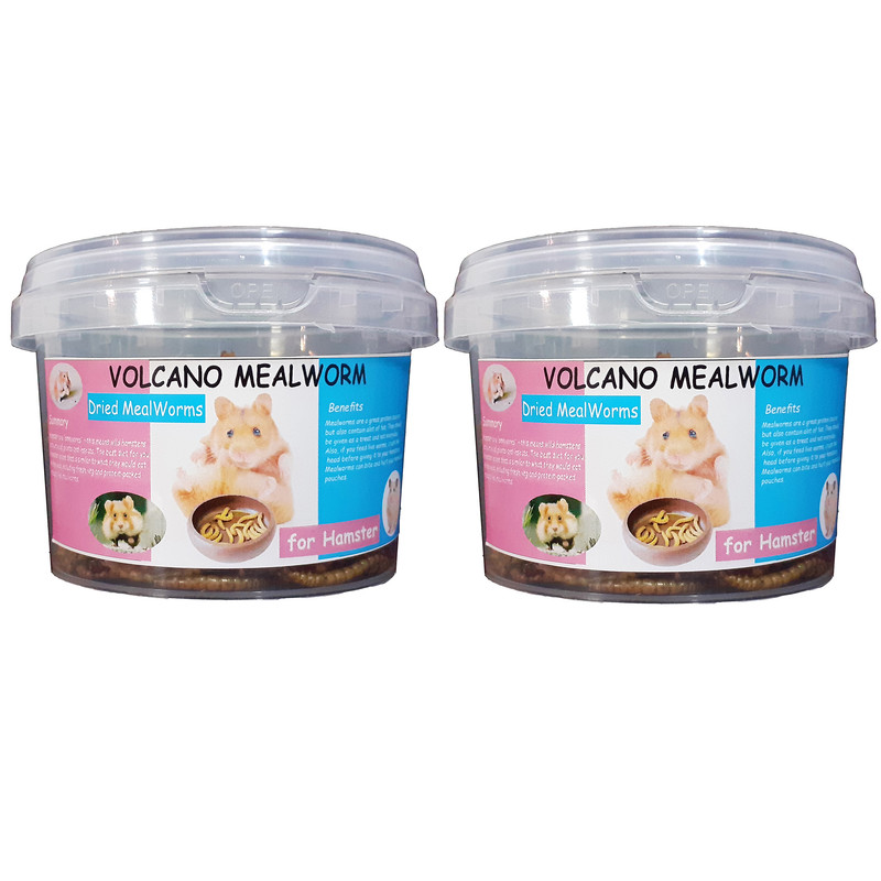 غذای تشویقی همستر ولکانو میلورم کد MWH60 وزن 60 گرم بسته 2 عددی