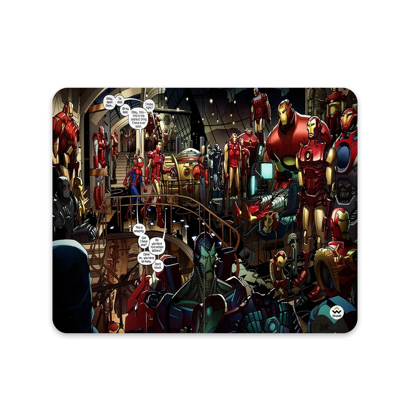 ماوس پد شادیت مدل Iron Man کد553 سایز 24*19 سانتی متر