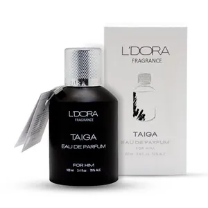 ادو پرفیوم مردانه لدورا مدل تایگا با رایحه گرم و تلخ حجم 100میلی لیتر
