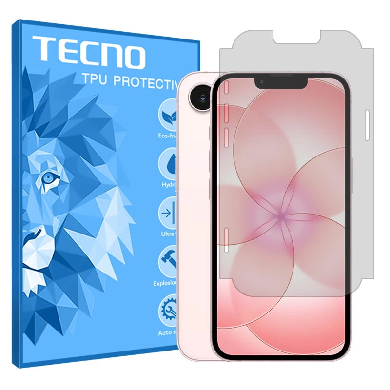 محافظ صفحه نمایش مات تکنو مدل هیدروژلی مناسب برای گوشی موبایل اپل iPhone 17e