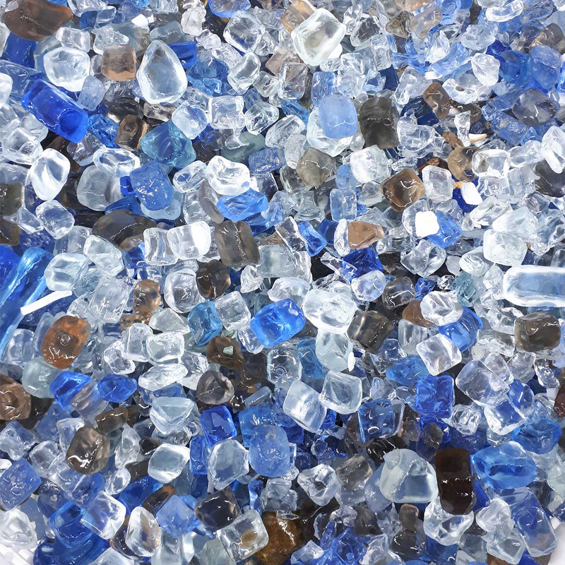 سنگ رنگی گلدان مدل broken glass مجموعه 3 بسته ای سنگ رنگی گلدان مدل broken glass مجموعه 3 بسته ای