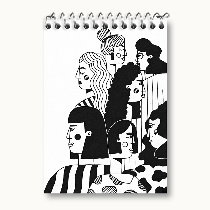 دفتر یادداشت 50 برگ خندالو طرح دخترانه کد N3203