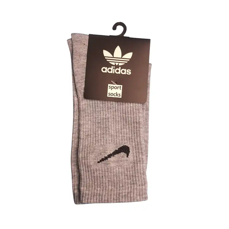 جوراب ورزشی ساق بلند زنانه مدل کش انگلیسی کد np6001 مجموعه 3 عددی