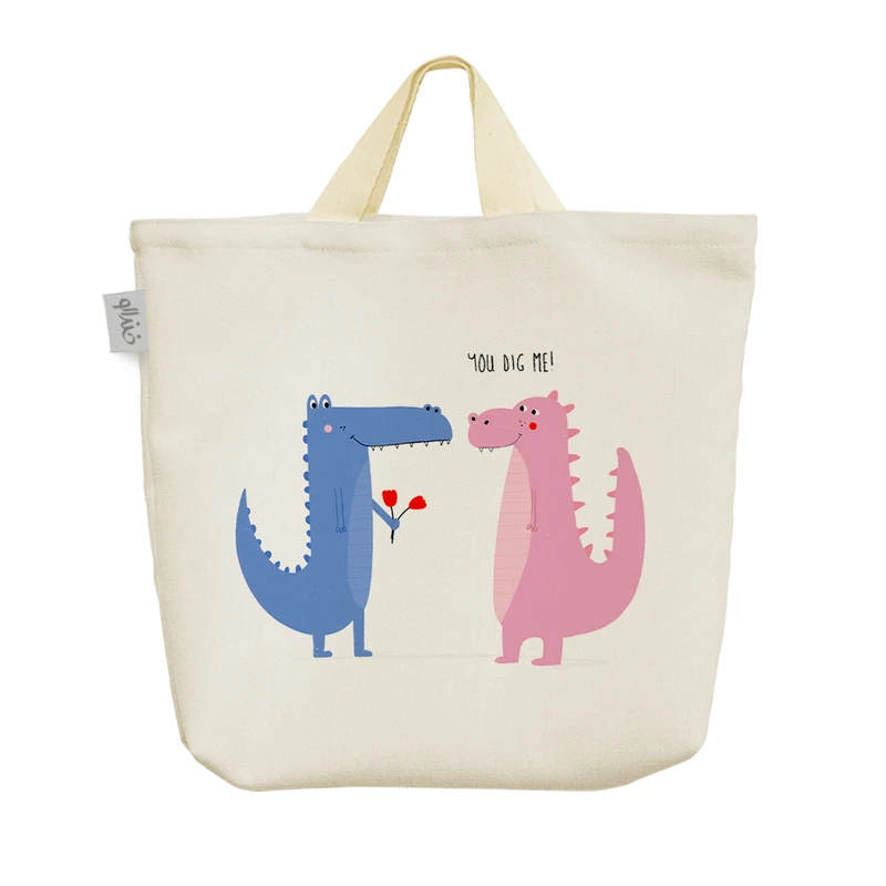 ساک خرید خندالو مدل عاشقانه Lovely کد H1280