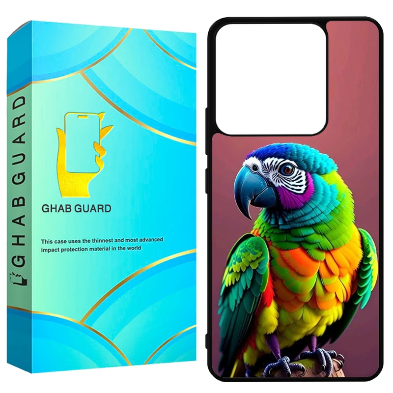 کاور قاب گارد طرح طوطی مدل GN14 مناسب برای گوشی موبایل شیائومی Redmi Note 14 5G