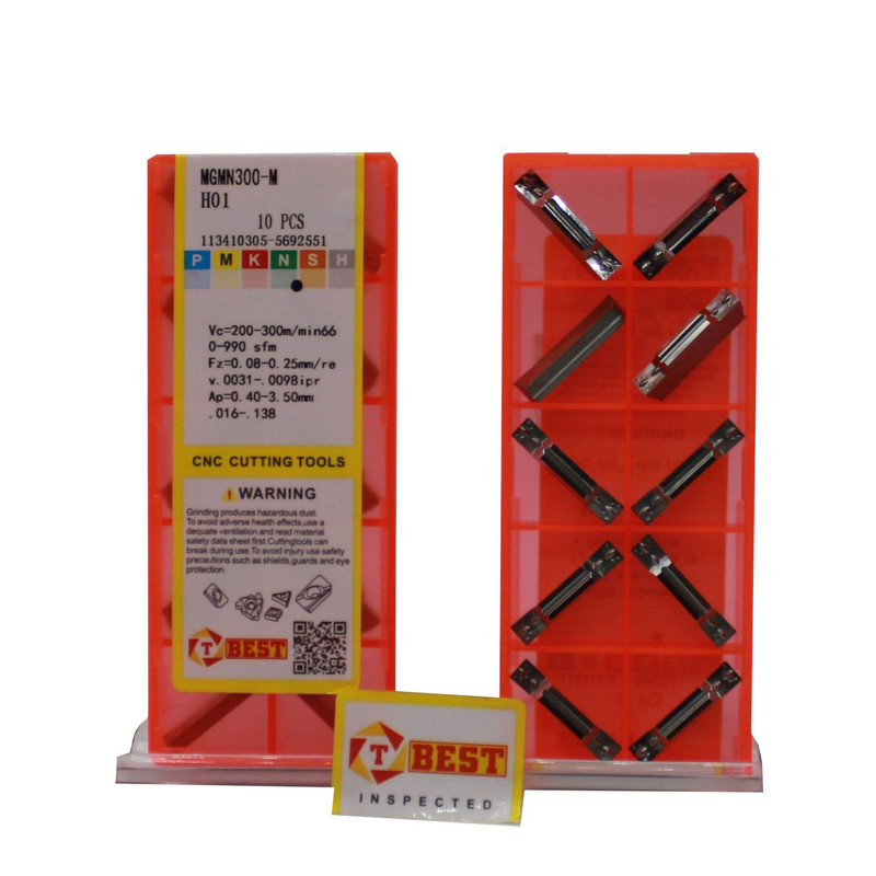 اینسرت تی بست اینسرت مدل الومینیوم تراش MGMN 300 AK10 BEST بسته 10 عددی