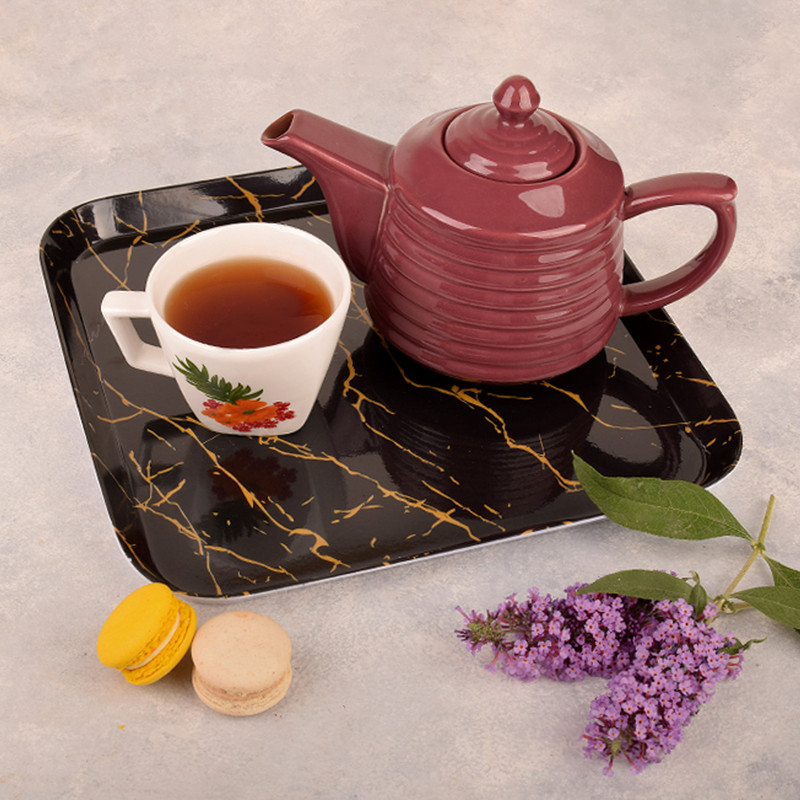 سینی مهروز طرح مرمر کد 7795