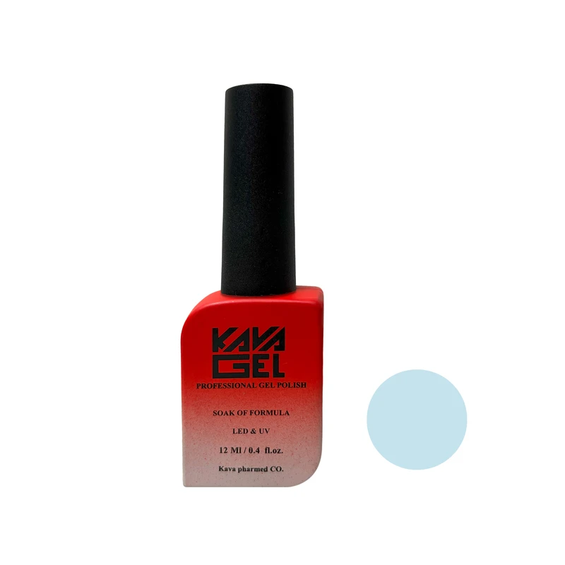 لاک ژل براق ناخن کاواژل مدل NEW شماره 86 رنگ آبی