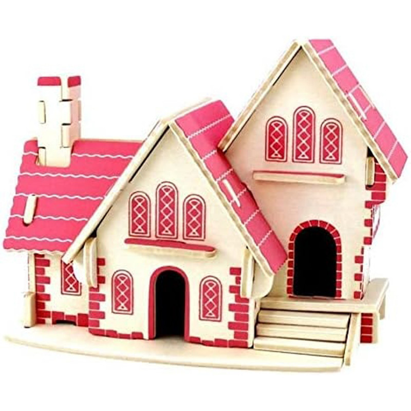 ساختنی 29 تکه مدل خانه چوبی کد BOBO227