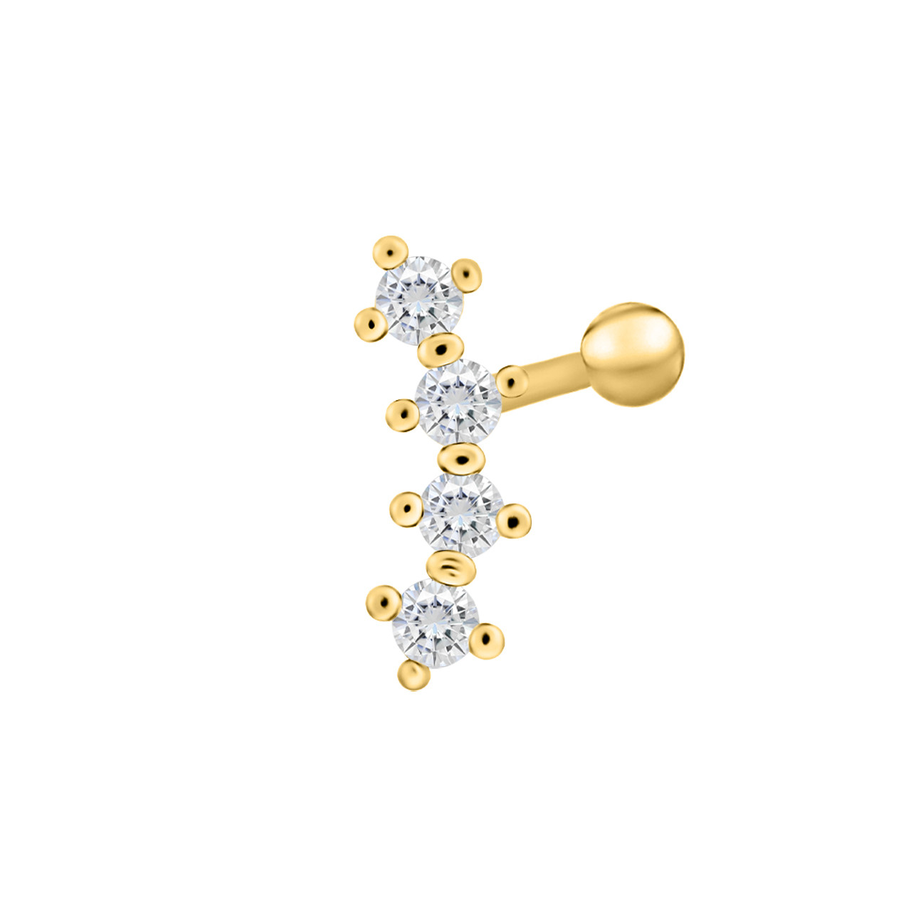 پیرسینگ گوش زنانه اقلیمه مدل HS161