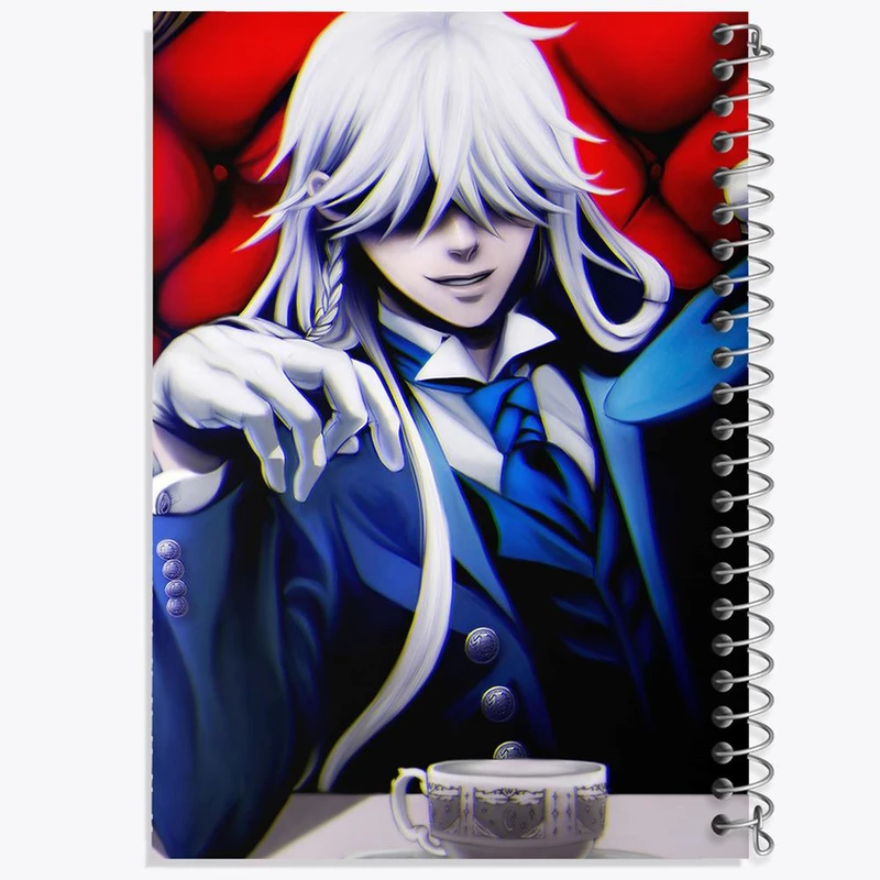 دفتر نت موسیقی 50 برگ خندالو مدل اندرتیکر انیمه خادم سیاه Black Butler کد 16314