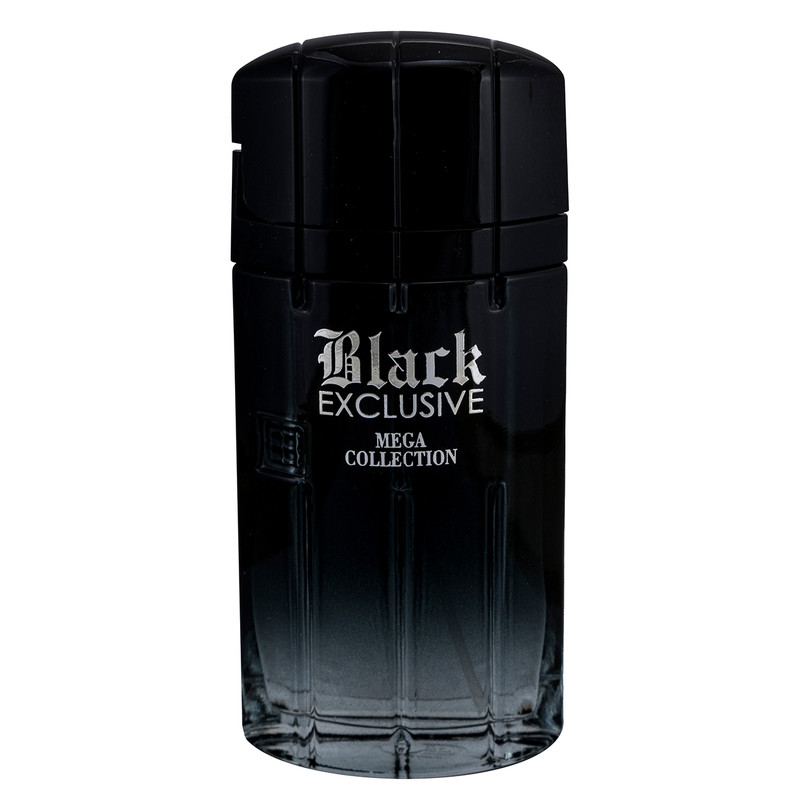 ادو پرفیوم مردانه مگا کالکشن مدل Black EXclusive حجم 100 میلی لیتر