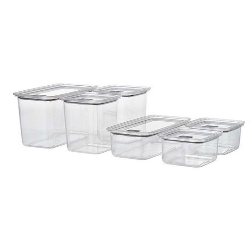 ظرف نگهدارنده ایکیا کد 70599316 بسته 6 عددی ظرف نگهدارنده ایکیا کد 70599316 بسته 6 عددی