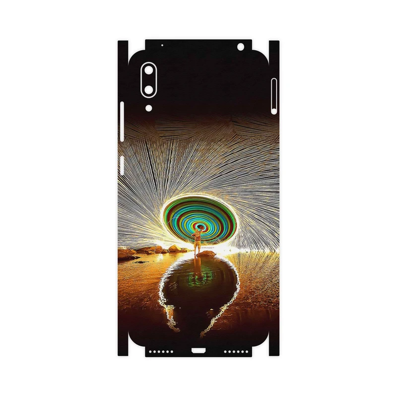 برچسب پوششی ماهوت مدل Night Light Fountain-FullSkin مناسب برای گوشی موبایل هوآوی Y7 Pro 2019