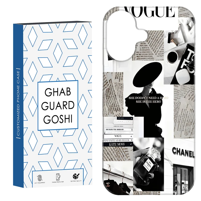 کاور قاب گارد گوشی طرح مدل دختر کد Dimo-795 مناسب برای گوشی اپل Iphone 16     