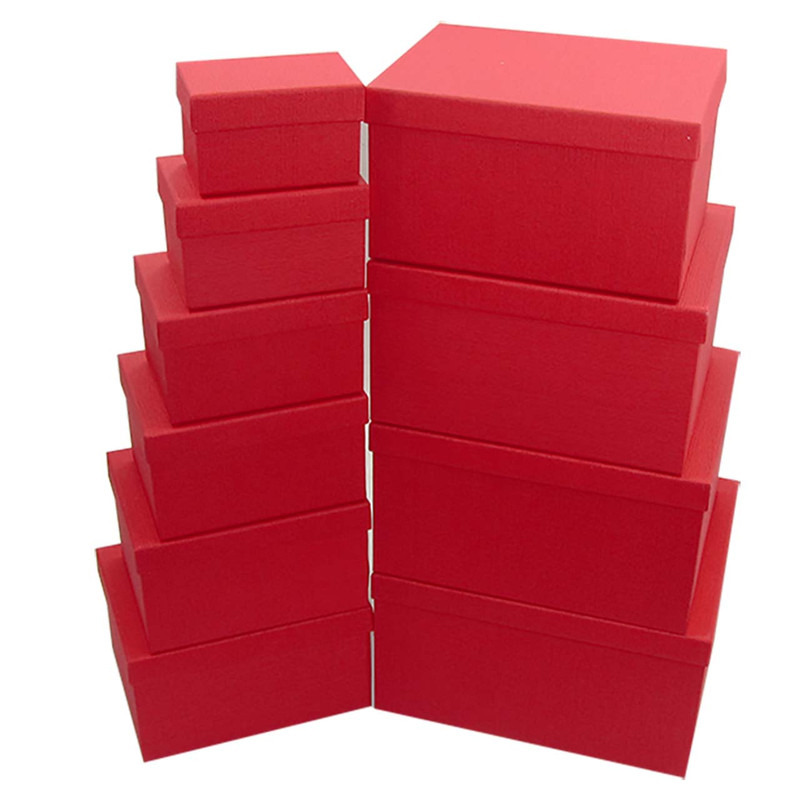 جعبه هدیه مستطیل رزپک مدل607 مجموعه ده عددی