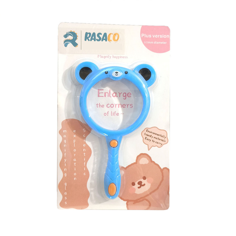 ذره بین رساکو مدل دانش آموزی طرح خرس کد Blue