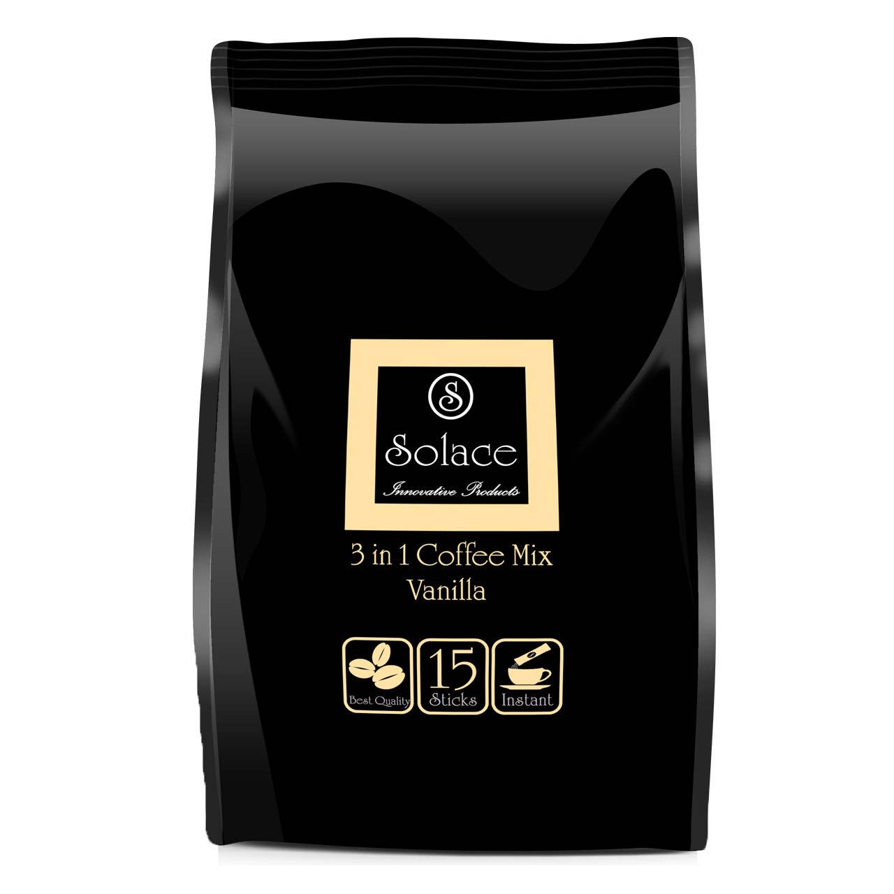 قهوه فوری سولیس مدل VANILLA  3IN1-بسته 15 عددی