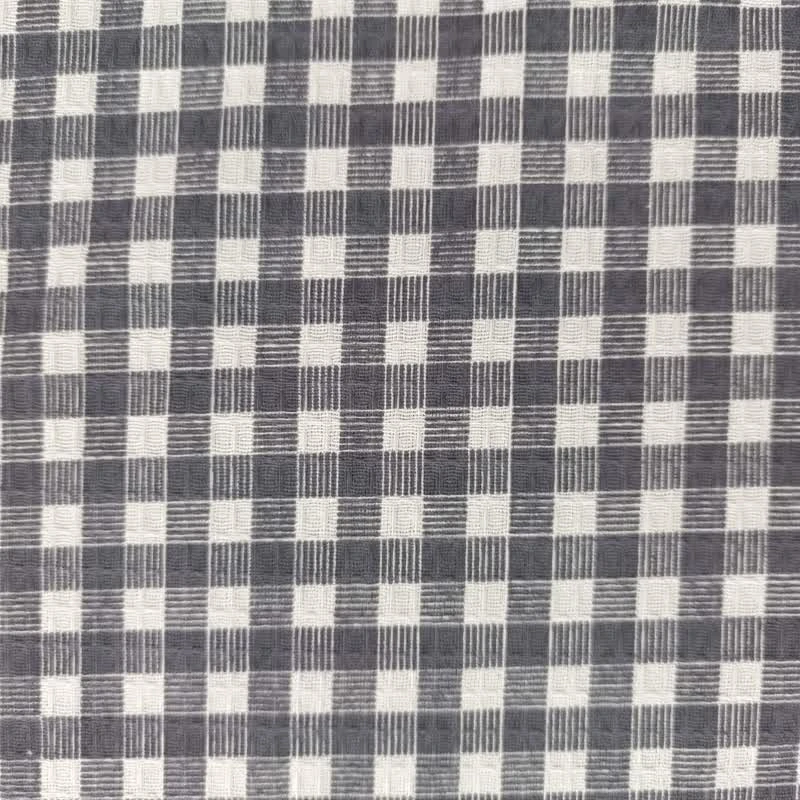 پارچه آشپزخانه عرض 1.5 متر اسپی توره مدل چهارخانه کد 11373 رنگ طوسی