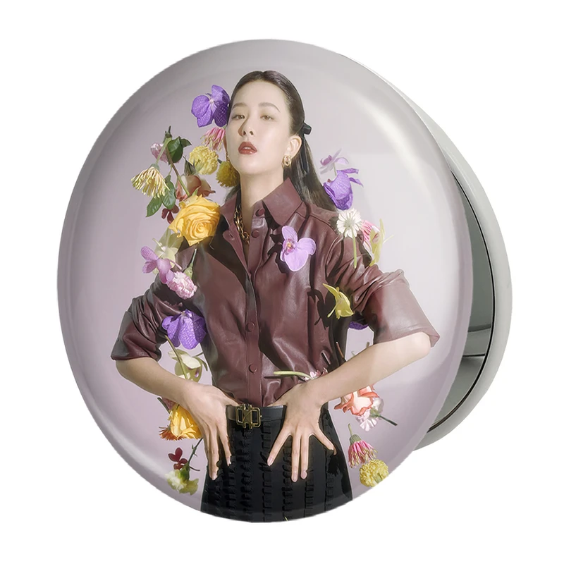 آینه جیبی خندالو طرح سولگی گروه رد ولوت Red Velvet مدل تاشو کد 19615 