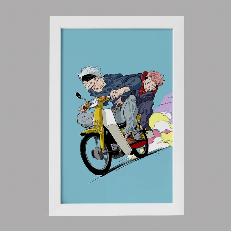 تابلو خندالو مدل انیمه جوجوتسو کایزن کد F1959