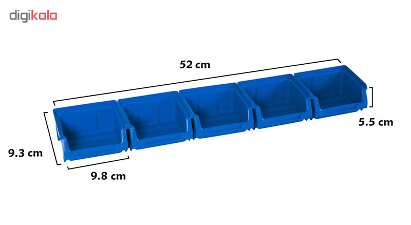 مجموعه 5 عددی باکس پلاستیکی تایگ مدل G50