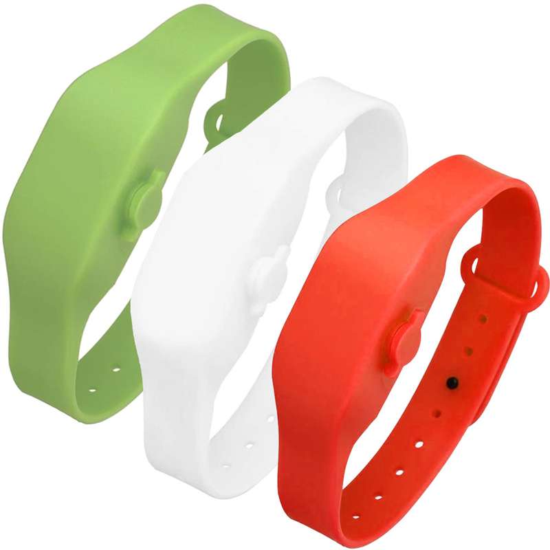 دستبند نگهدارنده ژل ضد عفونی کننده مدل CW3GWR مجموعه 3 عددی