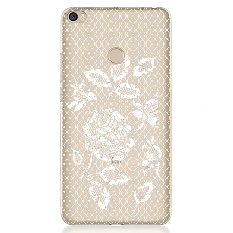 کاور مگافون طرح گل مدل C43-W مناسب برای گوشی موبایل شیائومی Mi Max