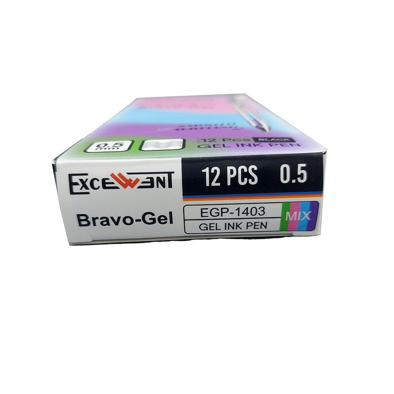 خودکار تست گود اکسلنت مدل رنگی بسته 12عددی