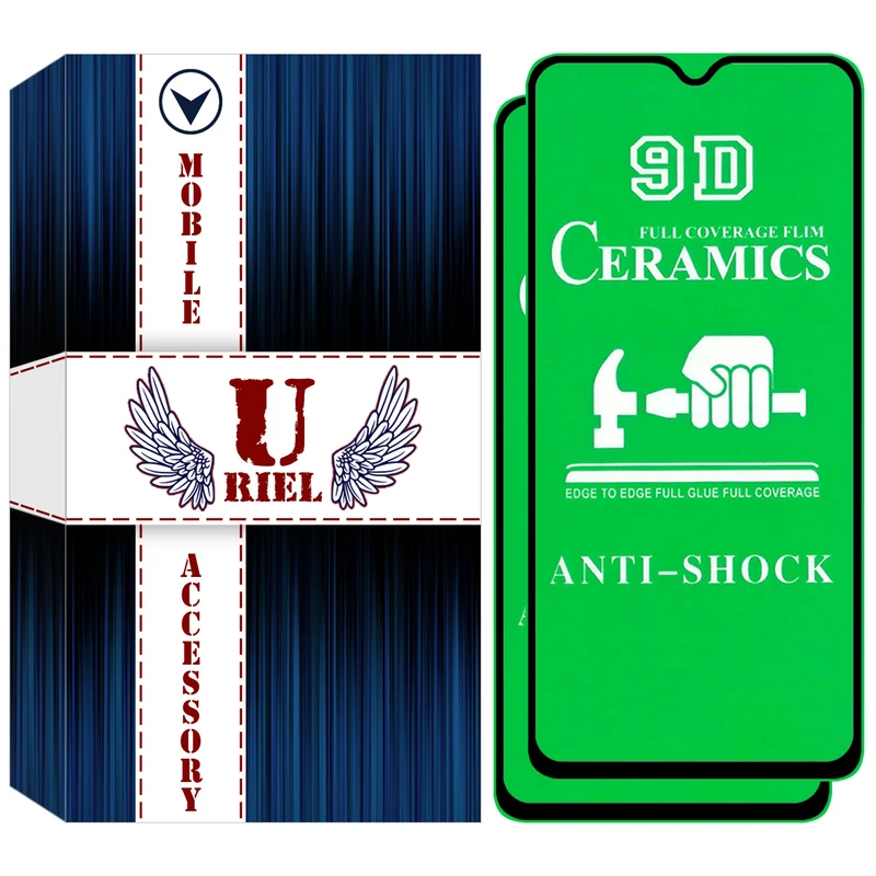 محافظ صفحه نمایش سرامیکی یوریل مدل UCR-S مناسب برای گوشی موبایل سامسونگ Galaxy A10S بسته دو عددی