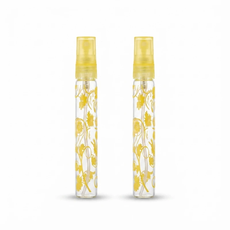 محفظه نگهدارنده عطر مدل Leaf ظرفیت 10 میلی‌لیتر بسته دو عددی
