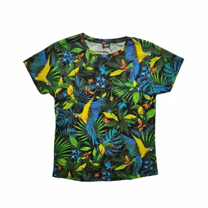 تی شرت آستین کوتاه زنانه اچ اند ام مدل KJ