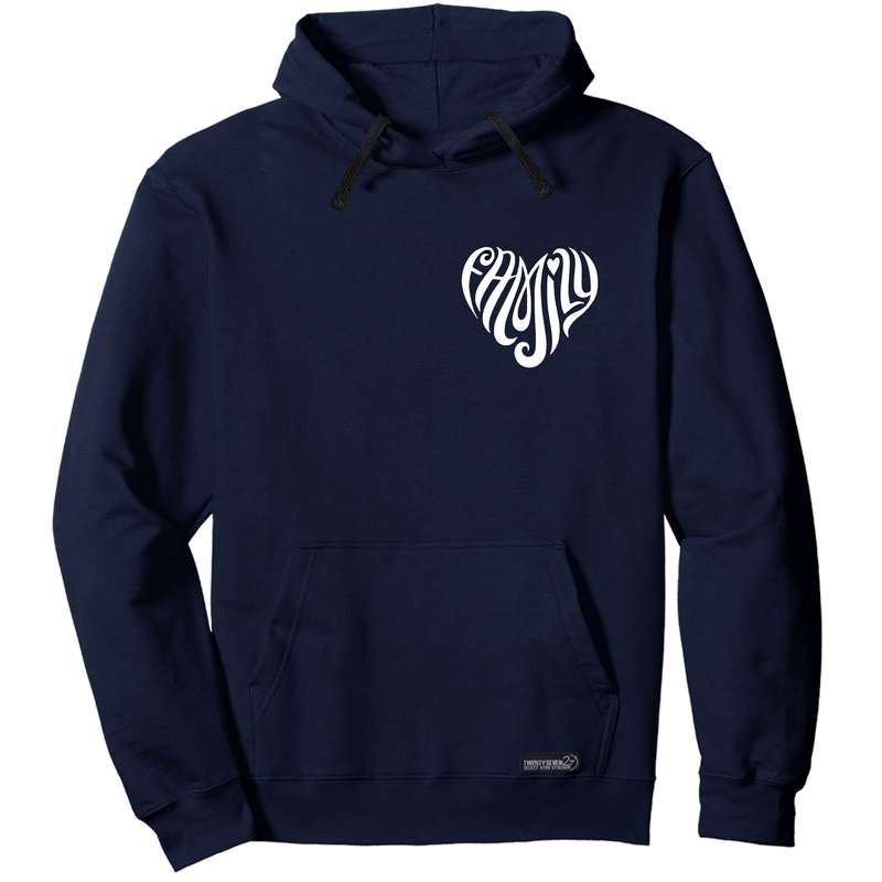 هودی زنانه 27 مدل FAMILY کد Q02 رنگ سرمه ای