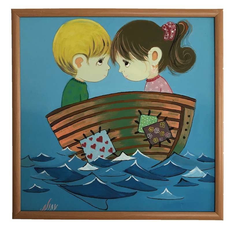 تابلو نقاشی گالری الی کد E01