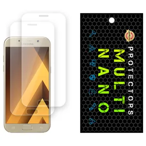 Multi Nano X-S2N Model Transparent Screen Protector Suitable For Samsung Galaxy A5 2017 Mobile Phone Pack Of 2
