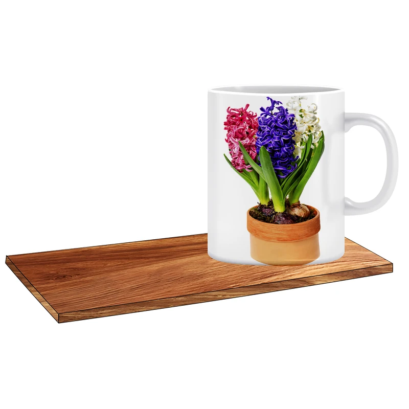 ماگ ال ایکس پی طرح سنبل هفت سین کد 384 به همراه زیر لیوانی