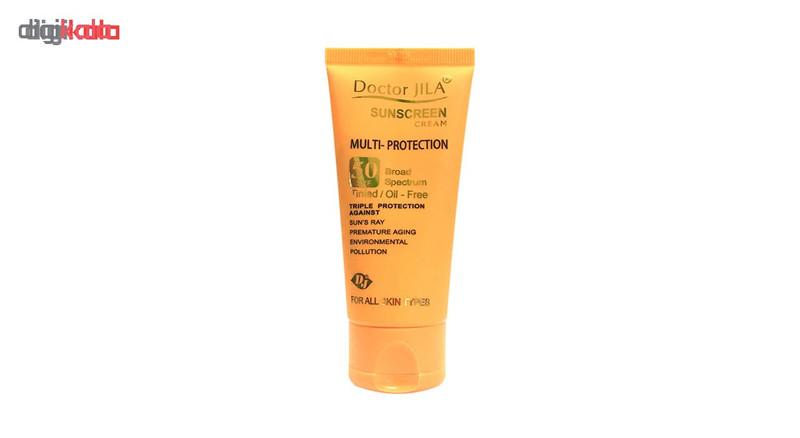 کرم ضد آفتاب دکتر ژیلا مدل multi-protection حجم 50 گرم کرم ضد آفتاب دکتر ژیلا مدل multi-protection حجم 50 گرم