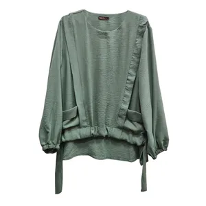 بلوز آستین بلند زنانه مدل جیبدار کد 3