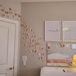 دکوری آماتیس مدل پروانه سه بعدی AM-3D BUTTERFLY بسته 50 عددی