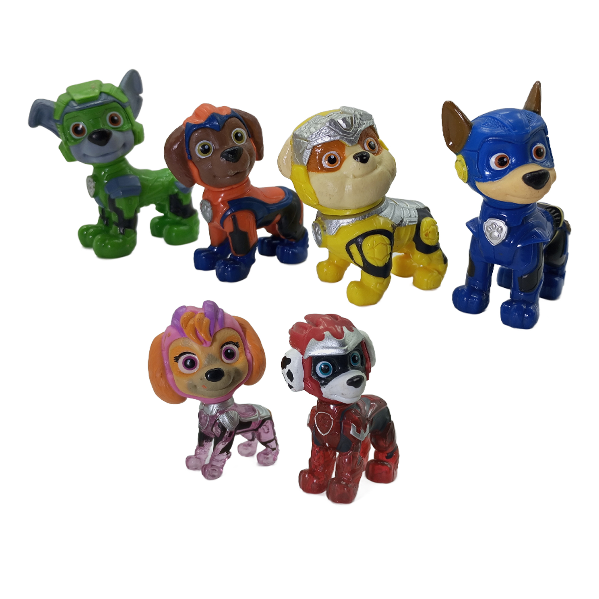 فیگور مدل سگهای نگهبان کد 926 مجموعه 6 عددی ارتفاع 5.5 سانتی‌متر