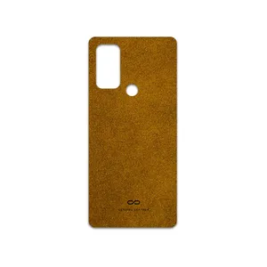 MAHOOT Brown-Chamois-Leather Cover Sticker for Motorola Moto G60S