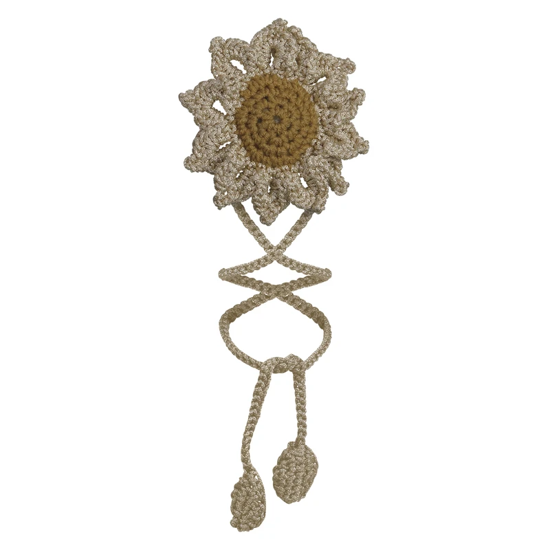 گیره مو دست ساز مدل گل آفتابگردان