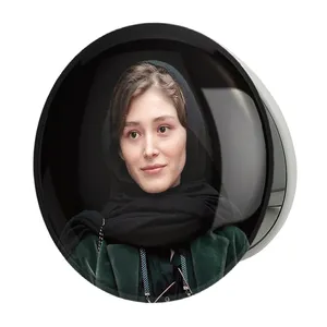 آینه جیبی خندالو طرح فرشته حسینی مدل تاشو کد 6261 