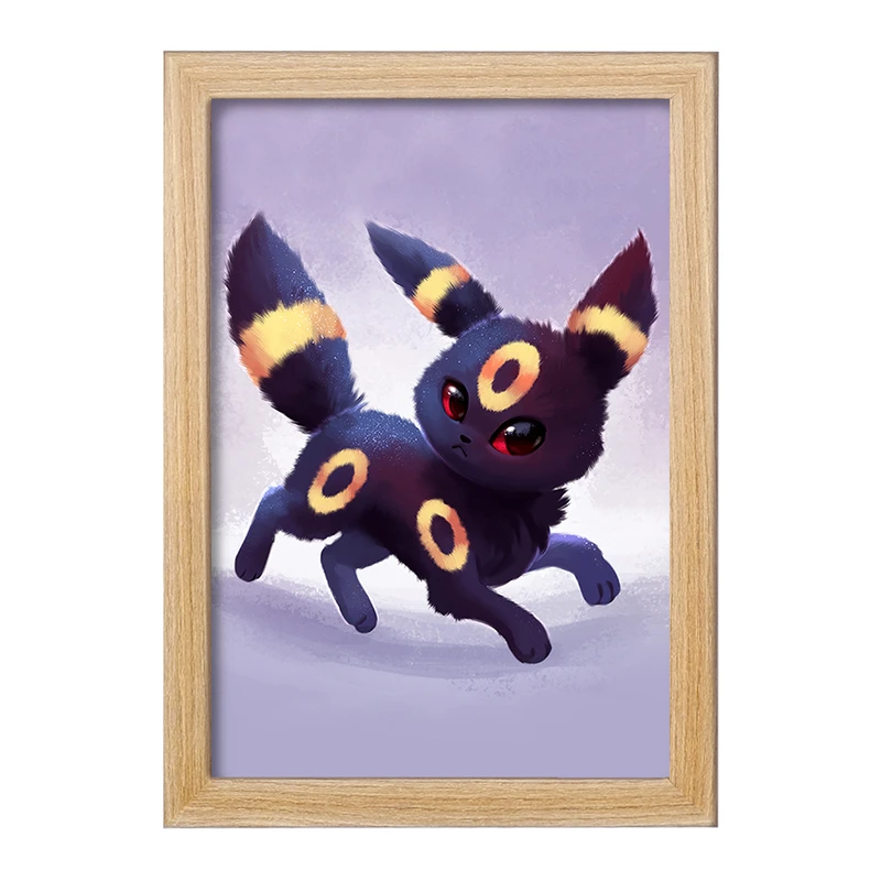 تابلو خندالو مدل امبرون انیمه پوکمون  کد 17308