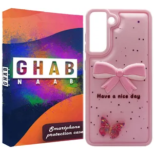 کاور قاب ناب مدل فانتزی دخترانه طرح پروانه مناسب برای گوشی موبایل سامسونگ Galaxy S21 FE