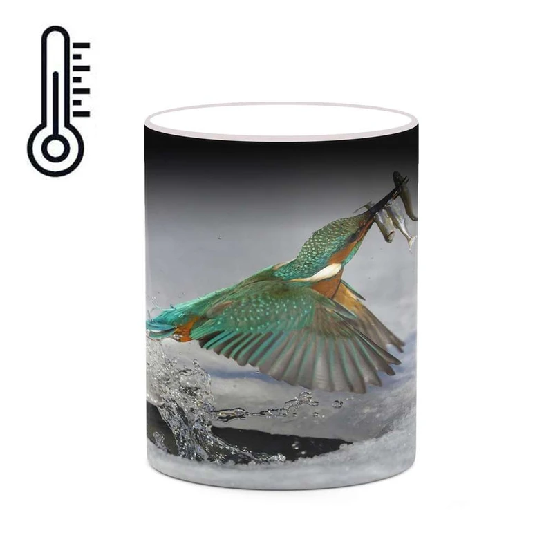 ماگ حرارتی کاکتی مدل پرنده کد mgh19231