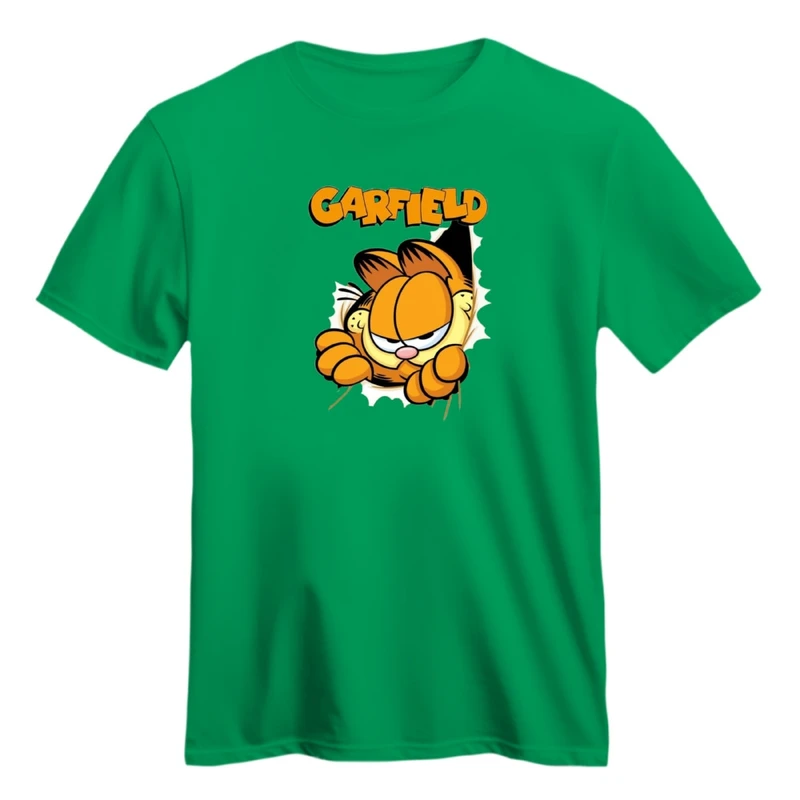 تی شرت آستین کوتاه زنانه مدل گارفیلد کد ۳